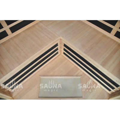Инфракрасная кабина (сауна) SaunaMagic Glass CS Corner Medium Инфракрасная кабина (сауна) SaunaMagic Glass CS Corner Medium