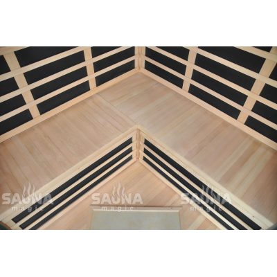 Инфракрасная кабина (сауна) SaunaMagic Glass CS Corner Medium Инфракрасная кабина (сауна) SaunaMagic Glass CS Corner Medium
