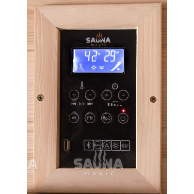 Инфракрасная кабина (сауна) SaunaMagic Glass CS Corner Medium Инфракрасная кабина (сауна) SaunaMagic Glass CS Corner Medium
