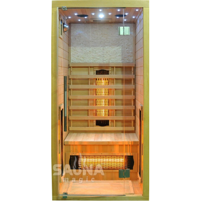 Инфракрасная кабина (сауна) SaunaMagic Glass RCS Micro