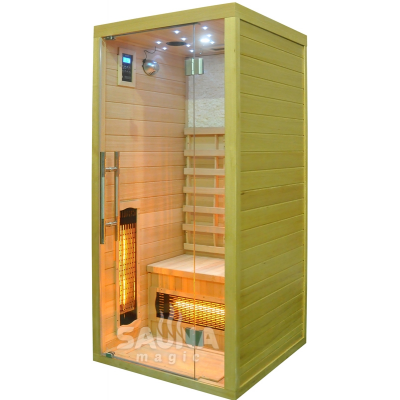 Инфракрасная кабина (сауна) SaunaMagic Glass RCS Micro