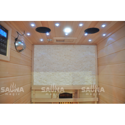 Инфракрасная кабина (сауна) SaunaMagic Glass RCS Micro