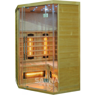 Инфракрасная кабина (сауна) SaunaMagic Glass RCS Corner Mini Инфракрасная кабина (сауна) SaunaMagic Glass RCS Corner Mini