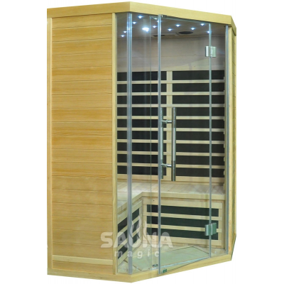Инфракрасная кабина (сауна) SaunaMagic Glass CS Corner Mini Инфракрасная кабина (сауна) SaunaMagic Glass CS Corner Mini